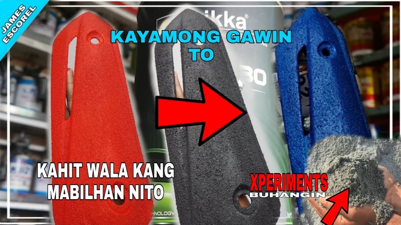 wrinkle finish gamit ang buhangin #XPERIMENTS #URETHANE #PAINT