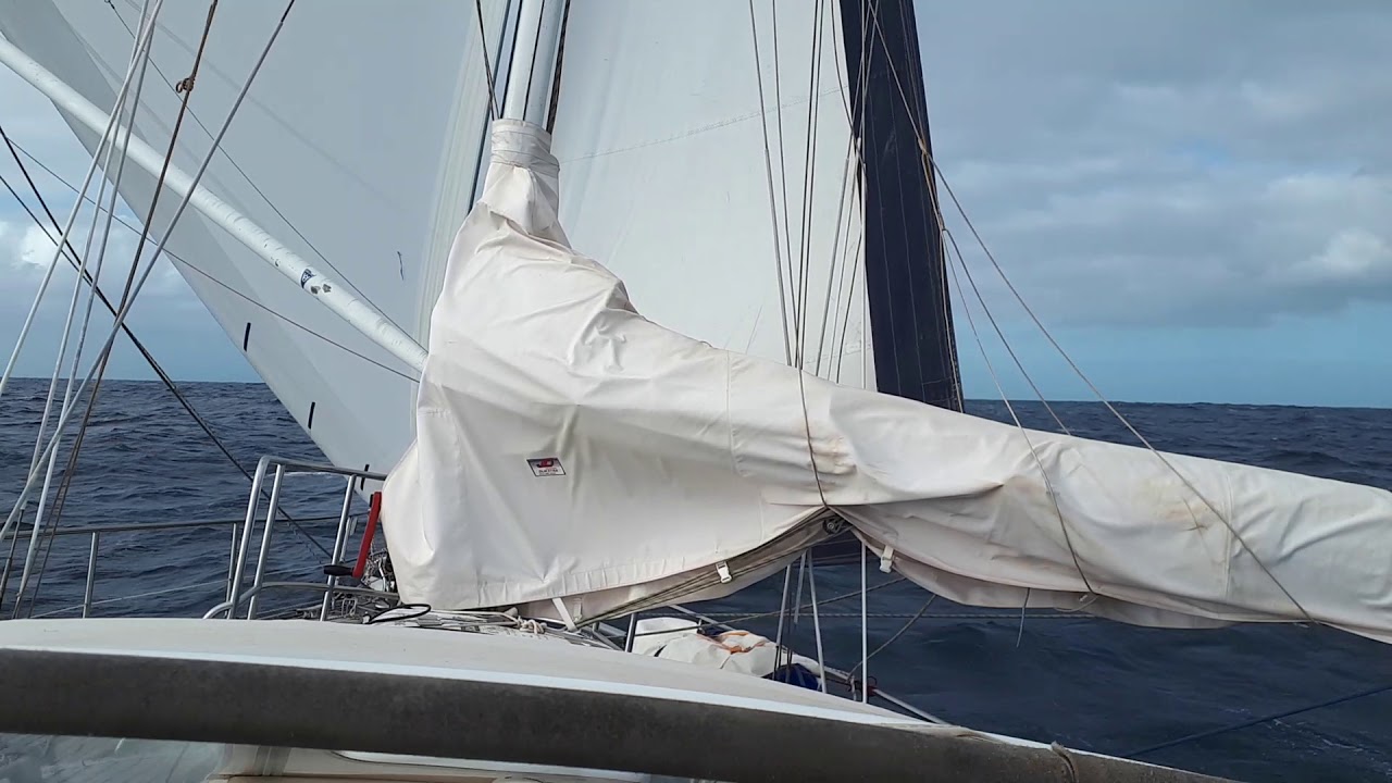 Kobbe op Atlantic oversteek naar Iles de Salut