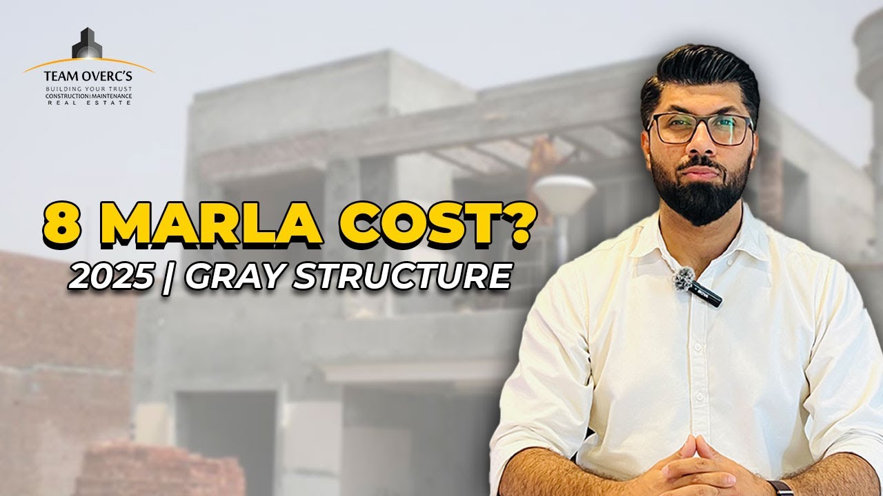 What is the REAL Cost of Building a 8 Marla House in Pakistan Today? #bahriasky #teamovercs #cost