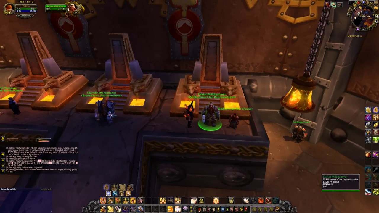 WoW - Draenor - Exploring IRONFORGE (and Old Ironforge) Gameplay - (No Commentary) [4K60]