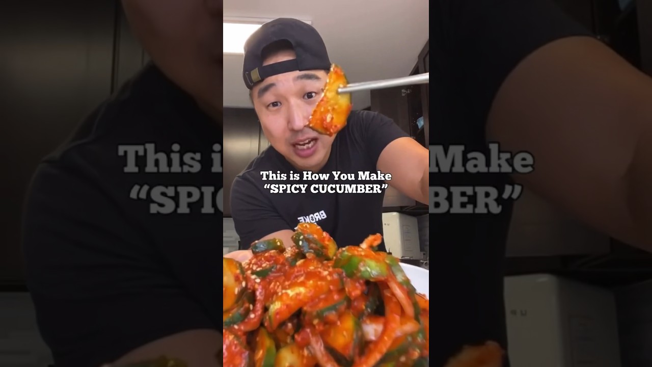 Этот острый гарнир из огурцов изменит вашу жизнь 🌶️🥒😳