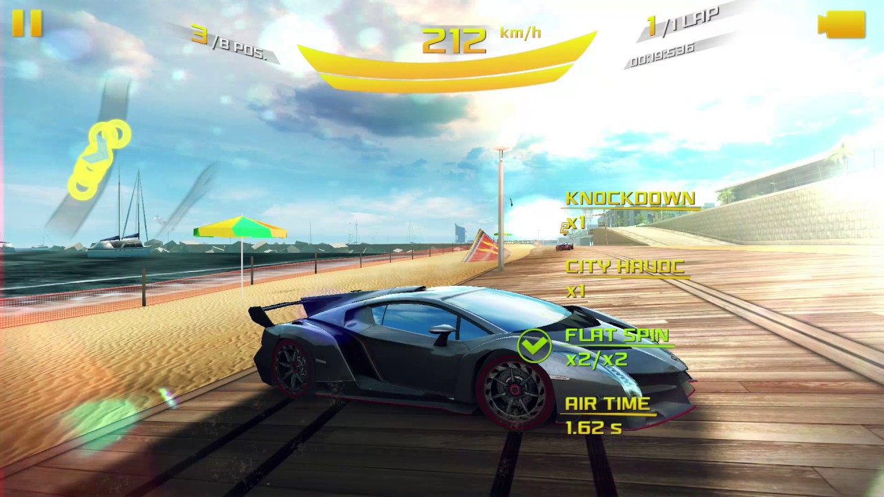Asphalt 8: Airborne - Season 2 - Race 18 - Barcelona - Classic (Trainer on) (PC)