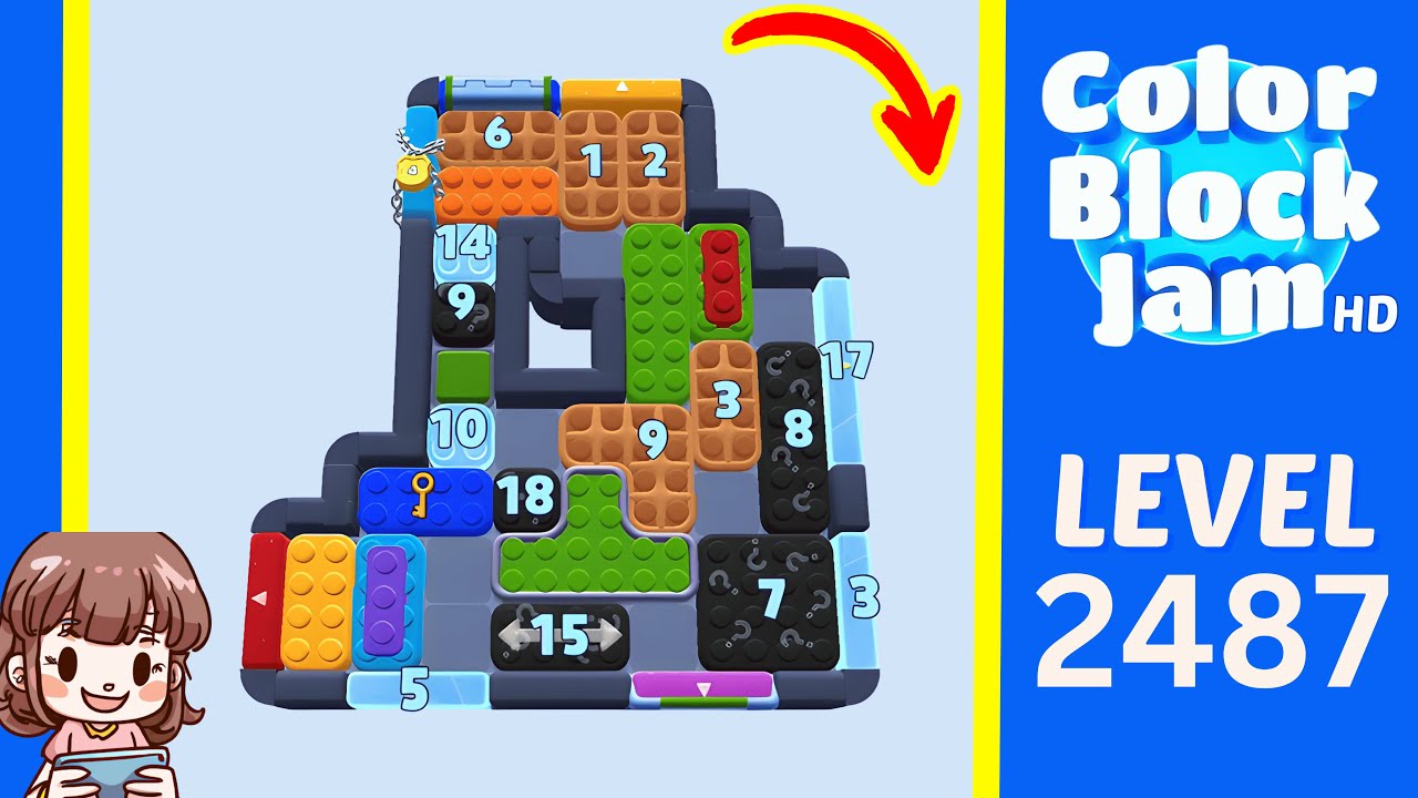 Color Block Jam Level 1576 (2487) Solution Walkthrough