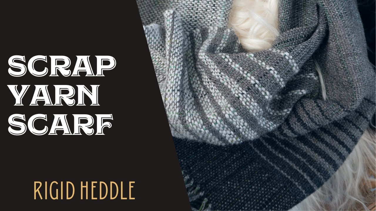 Weave a Scarf with Scrap Yarn