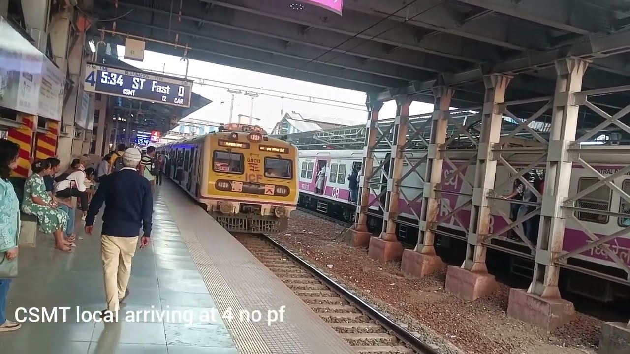 Sunday Evening at Thane Station , Mumbai Local Life I Sukoon Bhare Pal 🚆
