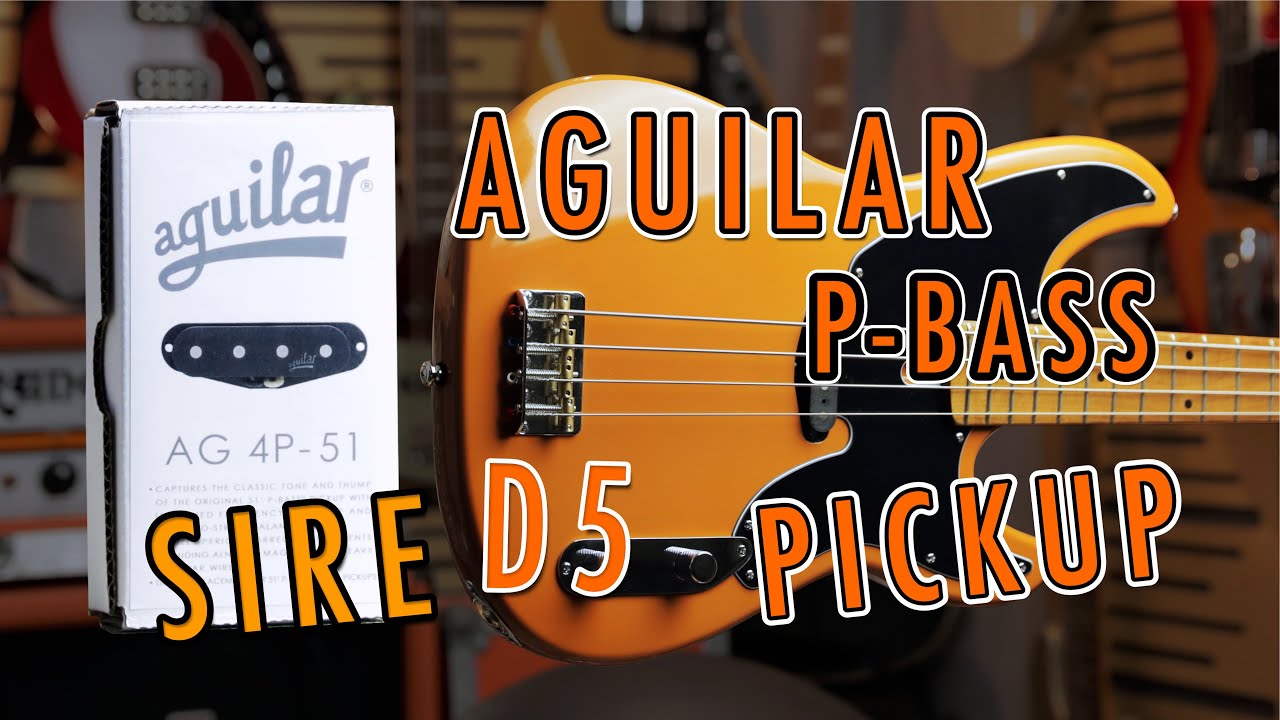 Pickup Comparison P-Bass: Aguilar AG 4P-51 vs Ori Marcus Vintage D-Bass | Sire Marcus Miller D5