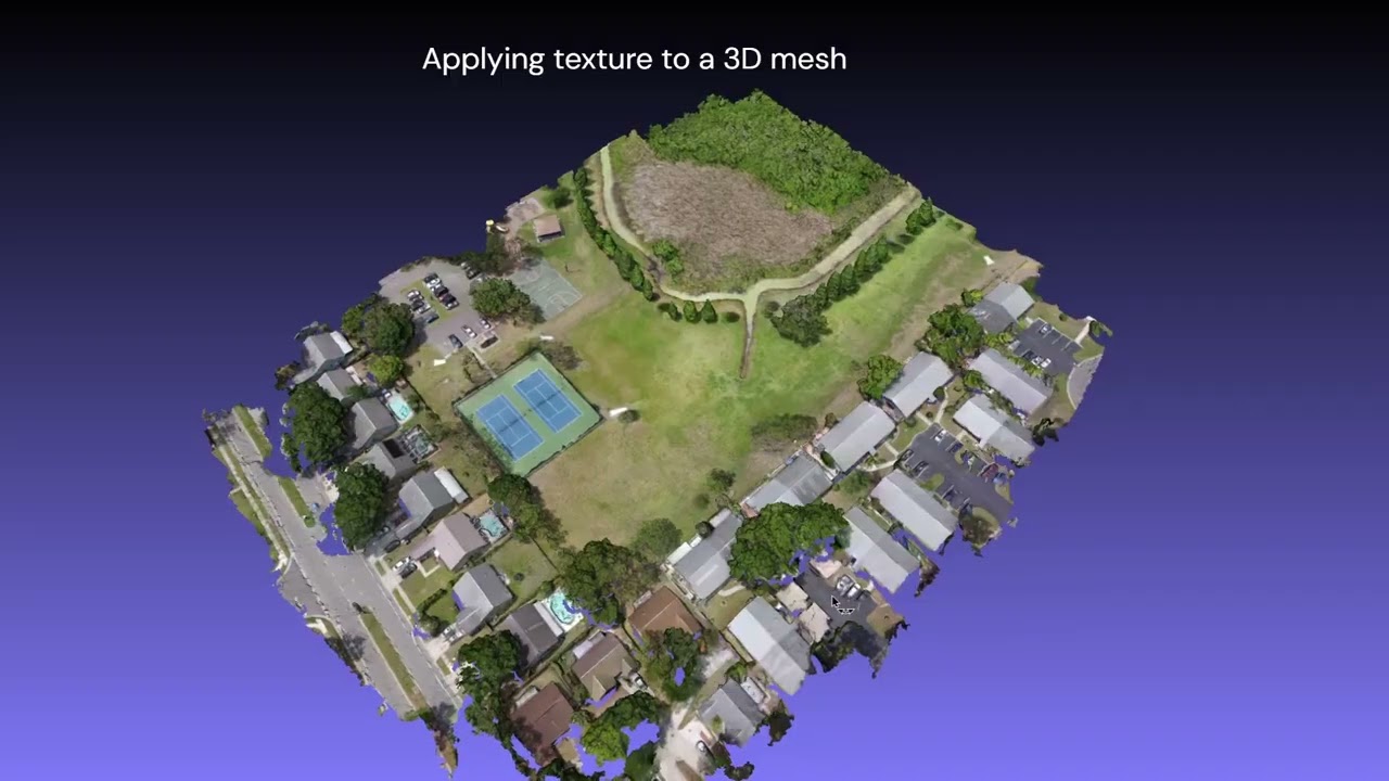 ドローン写真をリアルな3D世界へ変換｜点群・メッシュ・正射写真生成の建設DX研究