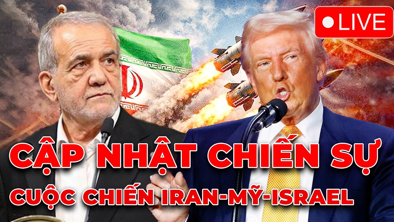 🔴 TRỰC TIẾP: 4 căn cứ Mỹ ngửa mình hứng trọn tên lửa Iran