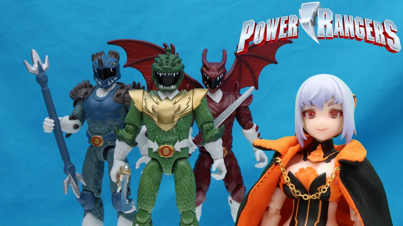 Godzilla vs Mighty Morphin Power Rangers (wave 1) Kaiju Rangers Playmates Action Figure Review