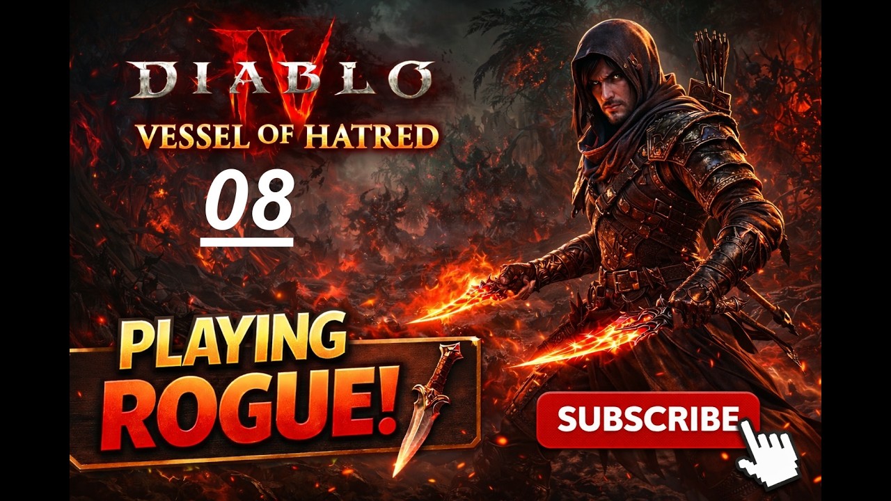 Let's Play Diablo 4: Vessel of Hatred - Rogue in Action - Part 8 - Clearing Some More Dungeons