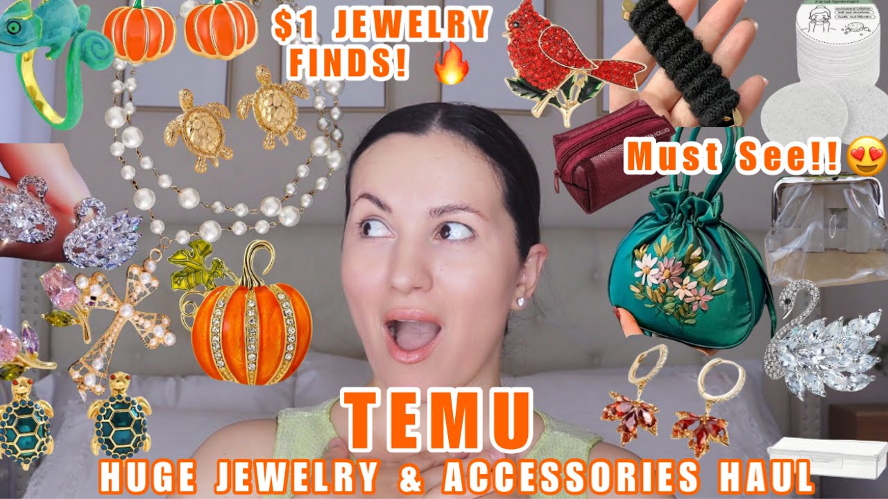 TEMU JEWELRY & ACCESSORIES HAUL FOR FALL 2025 🍁🍂 | *ALL NEW* Finds That Are Must Haves!✨🔥
