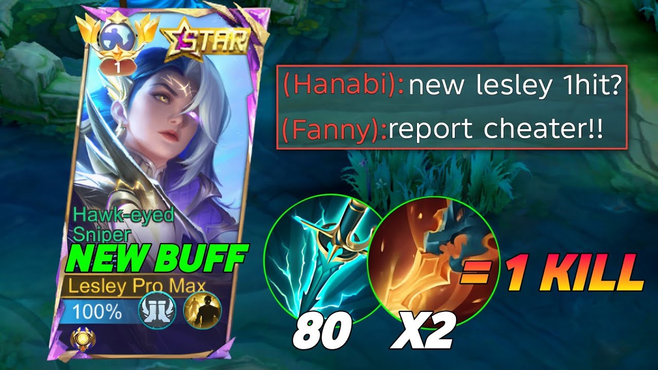 NEW META! LESLEY 500% BEST DAMAGE BUILD AND EMBLEM!!🔥 (1 hit delete) | LESLEY NEW BUILD 2026 - MLBB