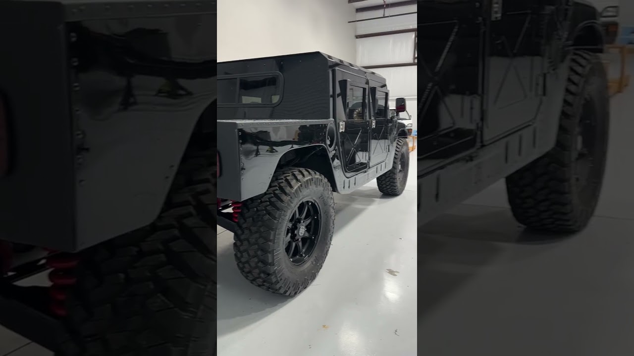 This military humvee build turned out amazing! #humvee #hmmwv #customshop #automobile #ls3 #offroad