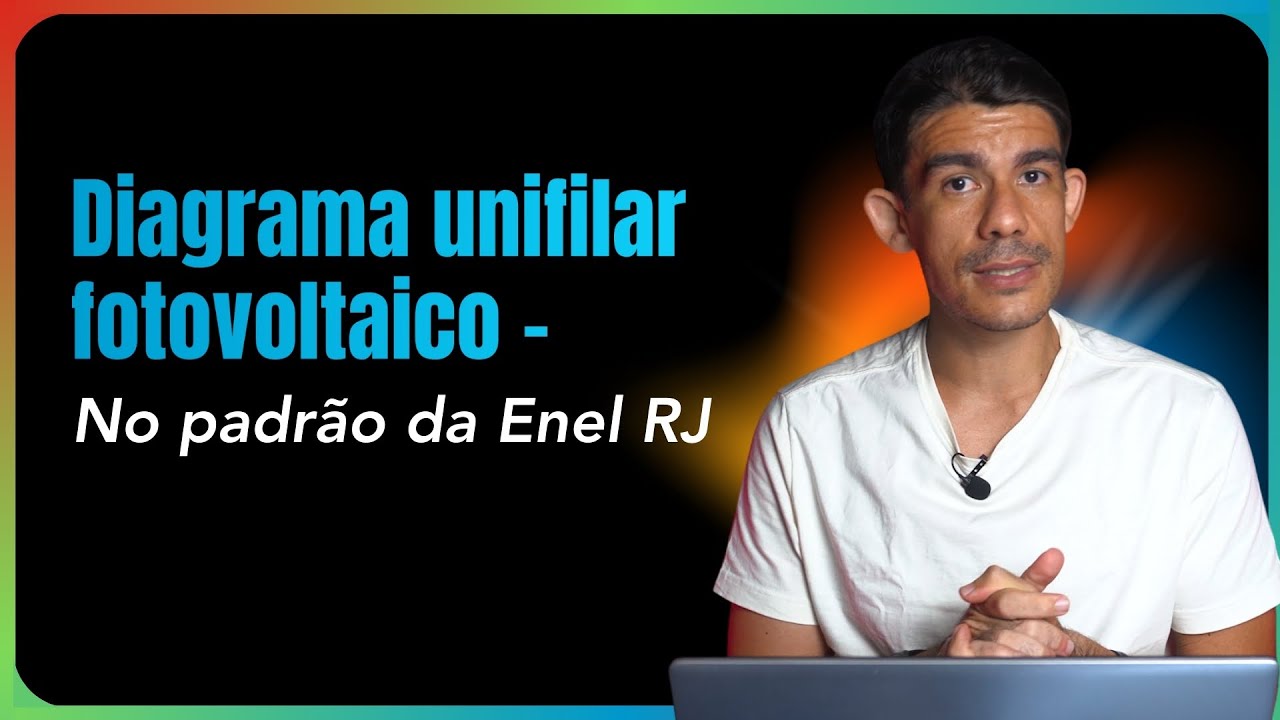 Diagrama unifilar fotovoltaico no padrão da Enel RJ