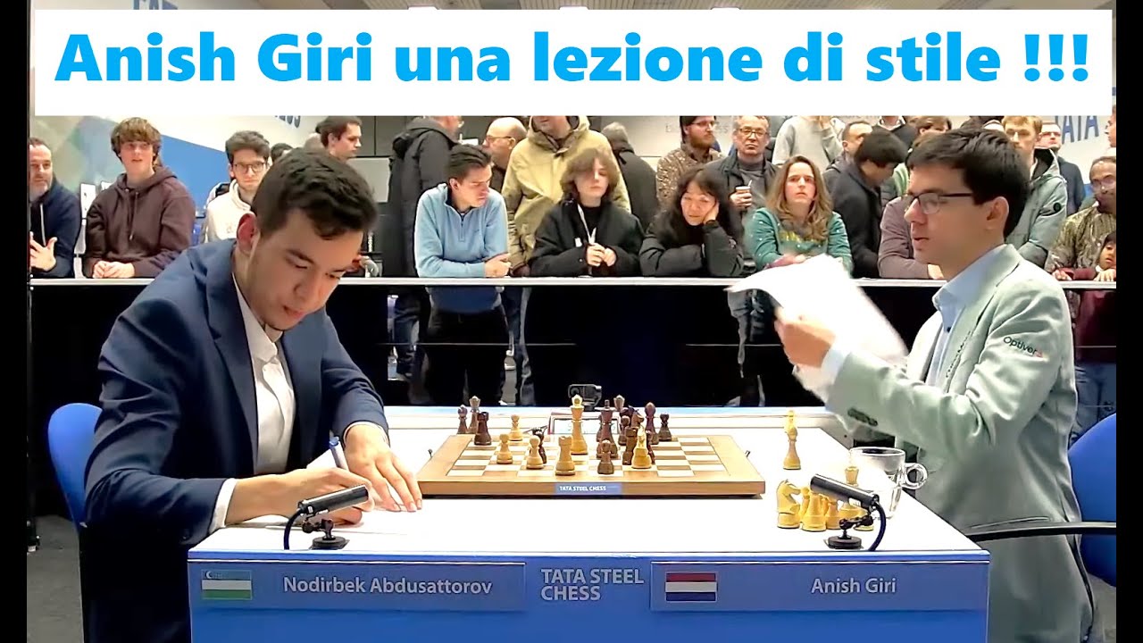 Anish Giri una partita con stile !!!