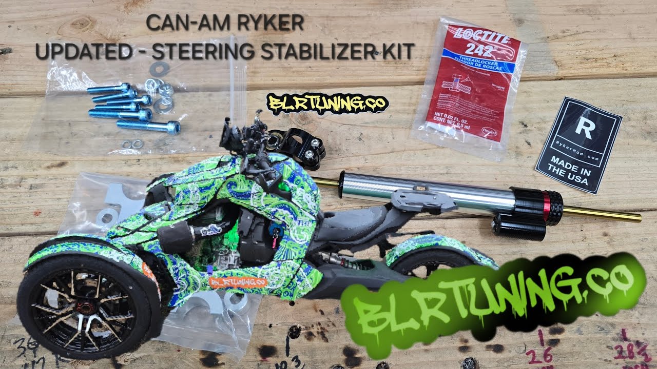 CAN-AM RYKER STEERING STABILIZER KIT WITH UPGRADED HARDWARE