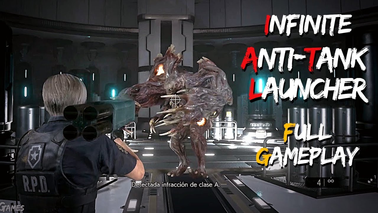 INFINITE ANTI-TANK ROCKET LAUNCHER | Full Gameplay | HARDCORE | Resident Evil 2 REMAKE