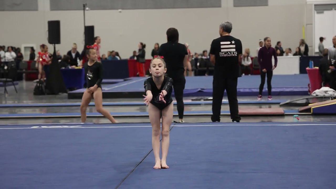 Ellie Smith Floor SoCal State 2025 Wildfire Gymnast Level 6