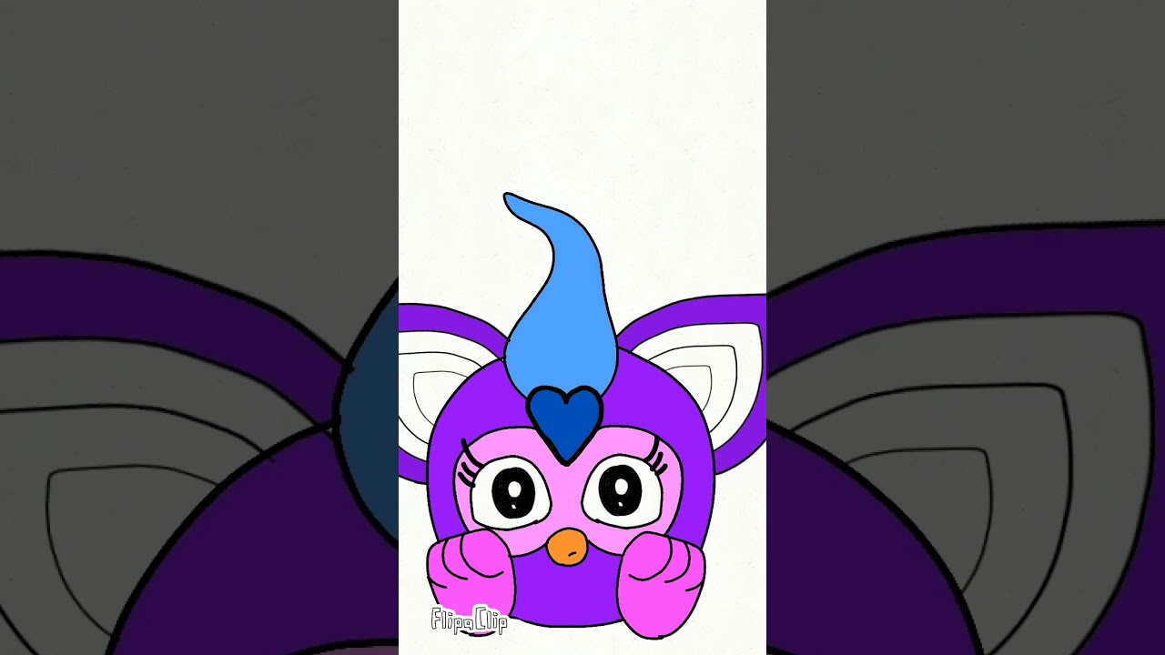 Furby 2023 is here! / Furby animation / #furby #furbyfandom #capcut #flipaclip