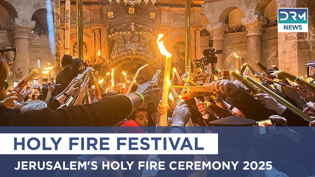 2025 Holy Fire Ceremony in Jerusalem's Church of the Holy Sepulchre | AK15
