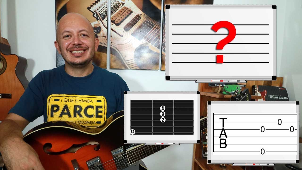 Aprende a leer tablatura, partitura y cifrado para guitarra