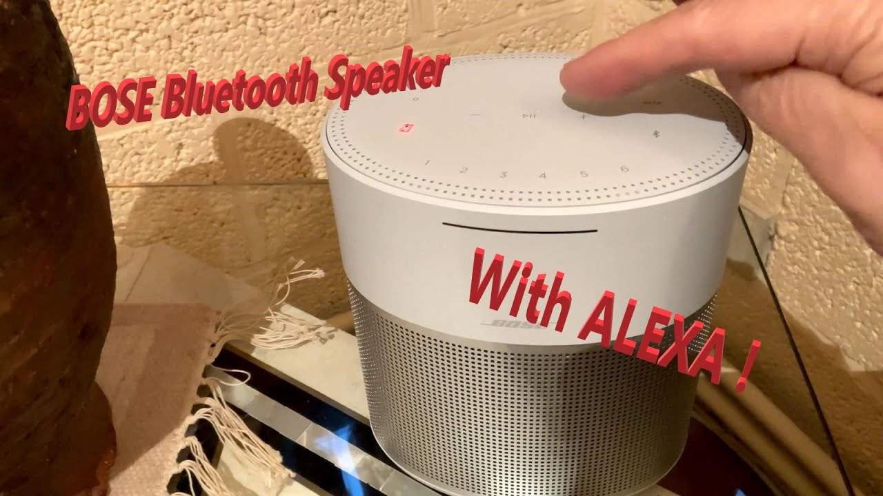 BOSE Bluetooth speaker and ALEXA. The unpacking, working of the speaker and how it works with ALEXA.