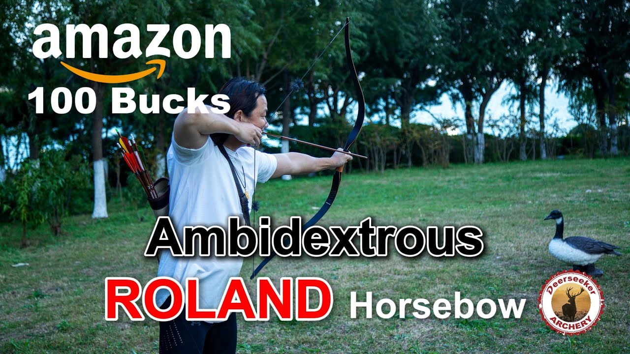 Horse bow set for archery practice- 59&rsquo;&rsquo; Roland