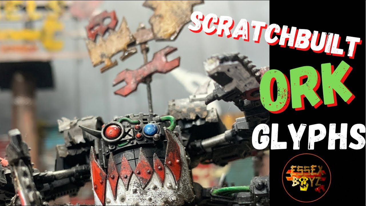How to make Warhammer 40K Ork Glyphs