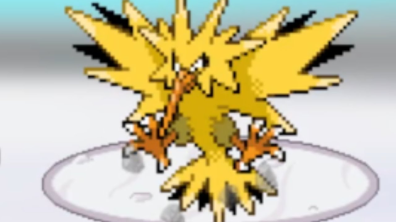 Zapdos Is A Very Weak Pokemon