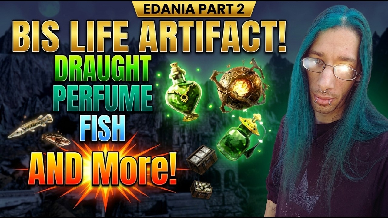 Black Deserts NEW Edania Part 2 ALL Life Skill Content Guide