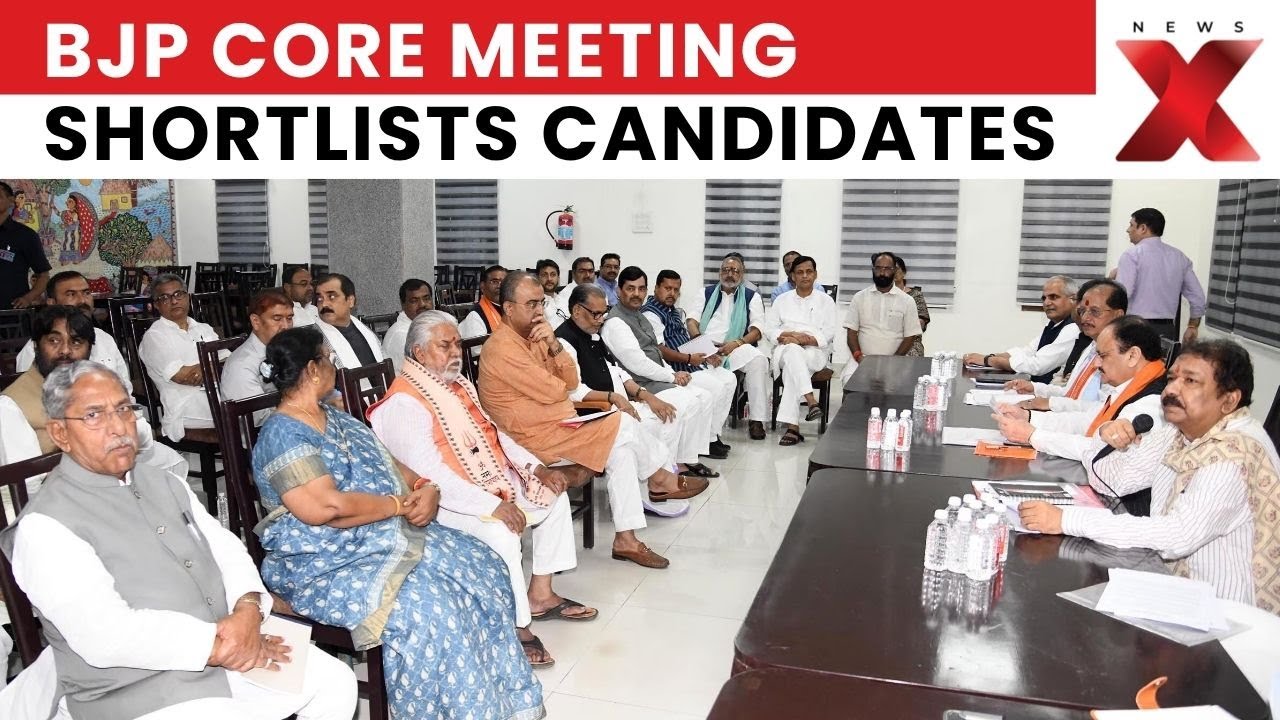 BJP Core Meeting Shortlists Candidates for Bihar Elections Ahead of Central Committee Approval