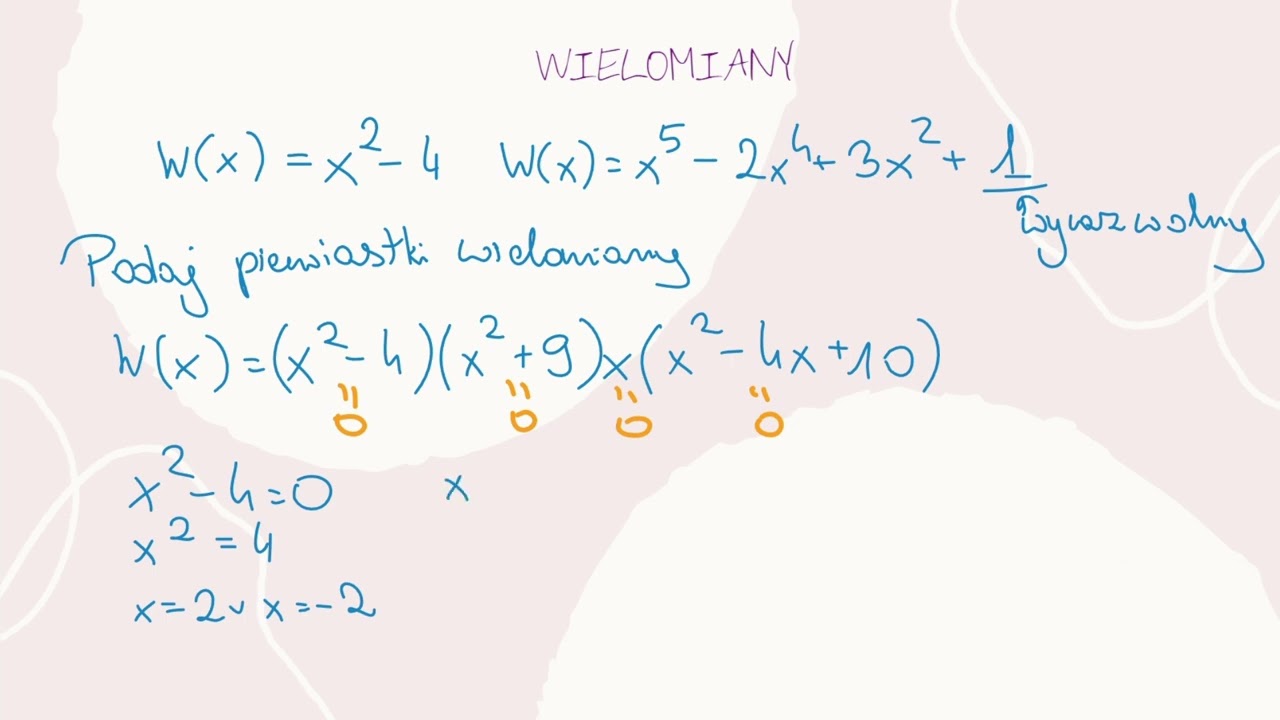 Oblicz pierwiastki wielomianu