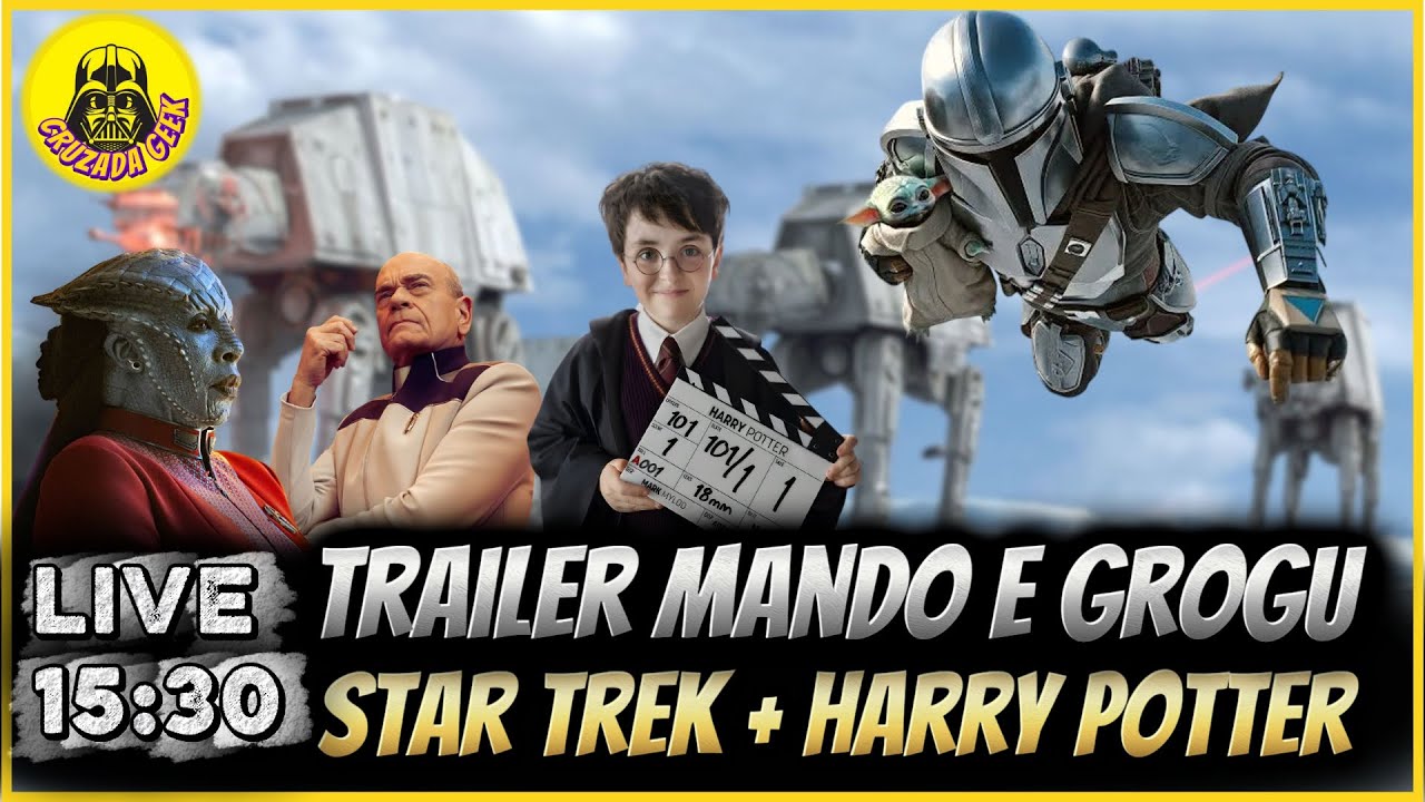 MANDALORIANO NO CINEMA! + STARFLEET ACADEMY FALHOU? + RADCLIFFE DEFENDE NOVO HARRY POTTER!