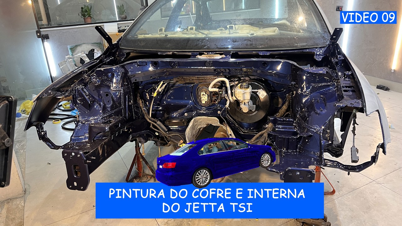 PINTURA DO COFRE E INTERIOR JETTA TSI