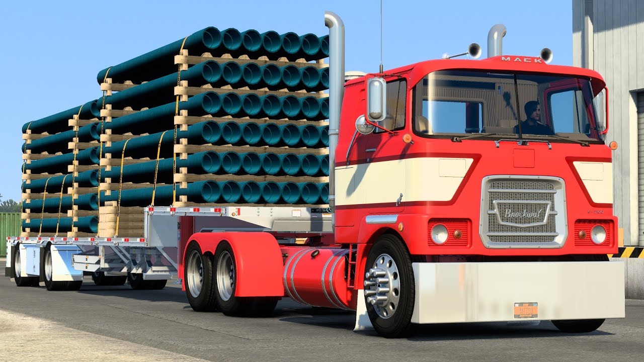 Brockway U459 | Mack F700 | Mack ENDT | Mods | 1.43 American Truck Simulator Gameplay