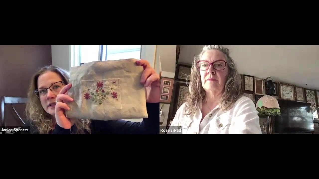 Traditional Stitches ~FlossTube #58 ~ Catching up, Nashville tidbits, hand dyed linen parade & more!