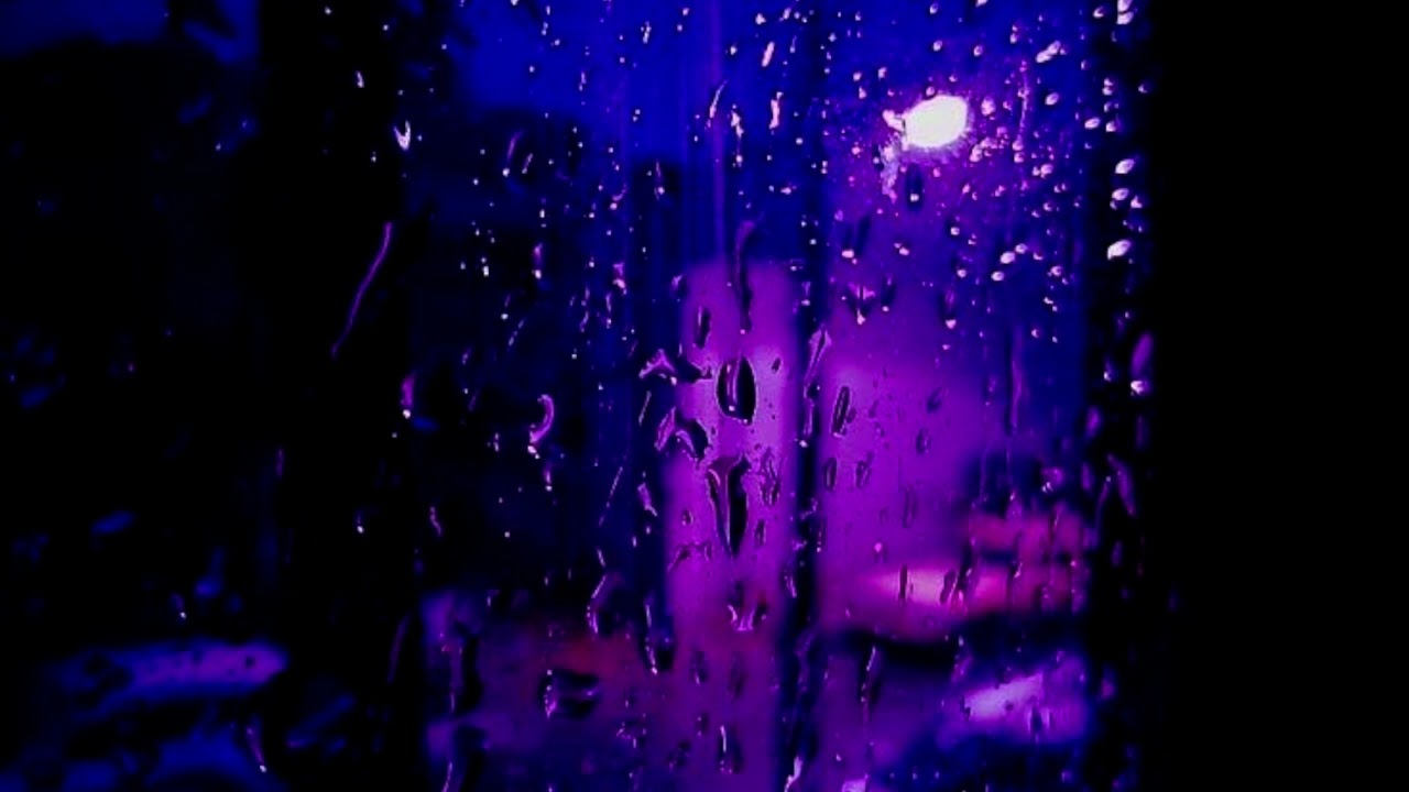 FAKE LOVE  - BTS but it is playing in a large empty room and its raining outside