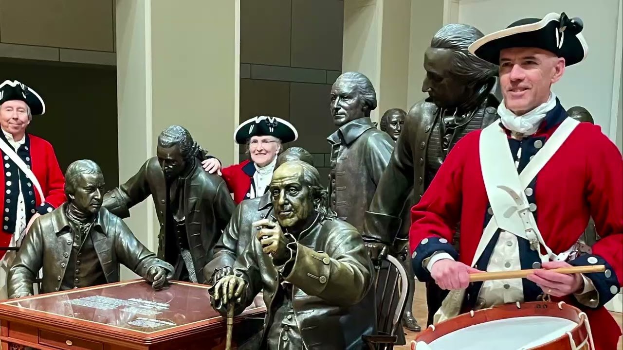 Philly Fife and Drum Company from July to December 2025 in pictures, performing La Belle Catherine.
