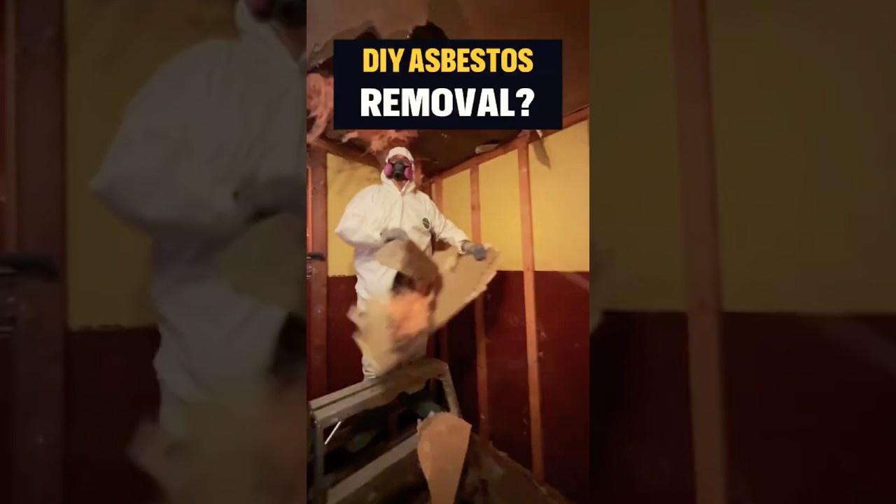 DIY asbestos removal? #hazmat #demolition #construction #renovation