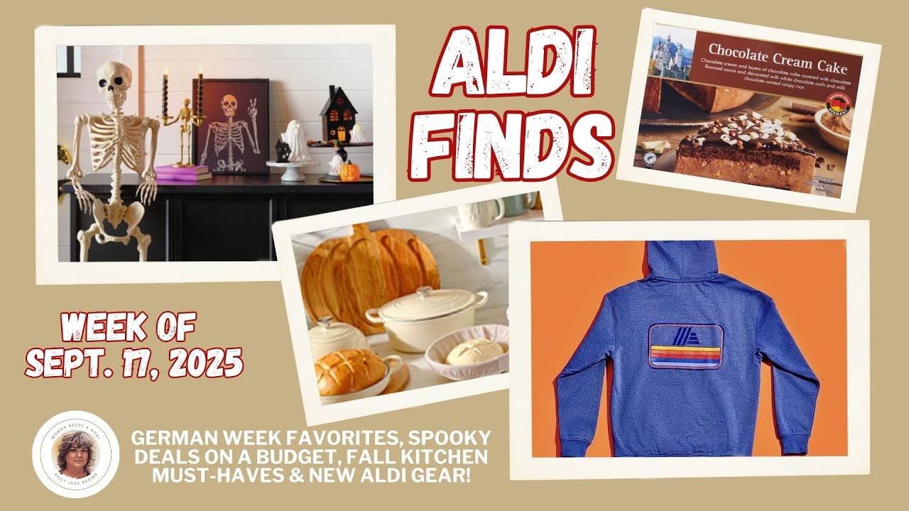 Aldi Finds | German Week Favorites & New Aldi Gear! #aldi #yummy #delicious