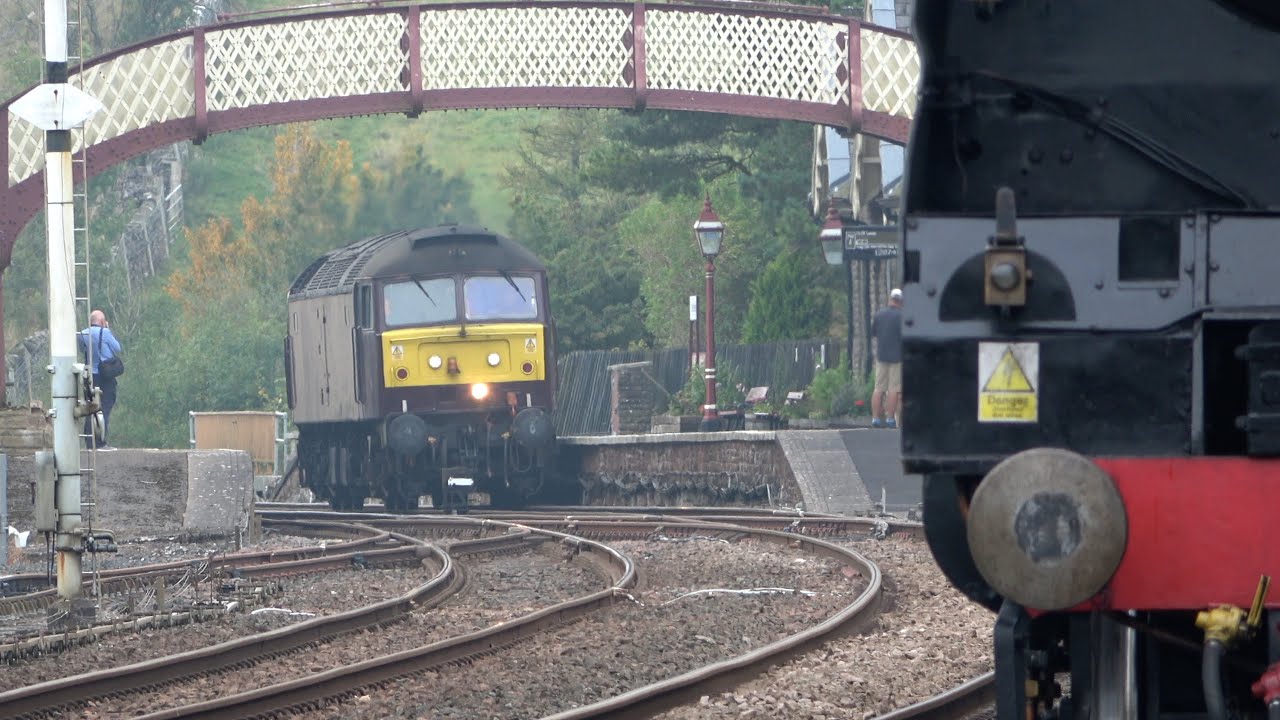 RESCUING STRICKEN TANGMERE! Kirkby Stephen and Garsdale with 47802 and 34067 Tangmere 22 Sep 24
