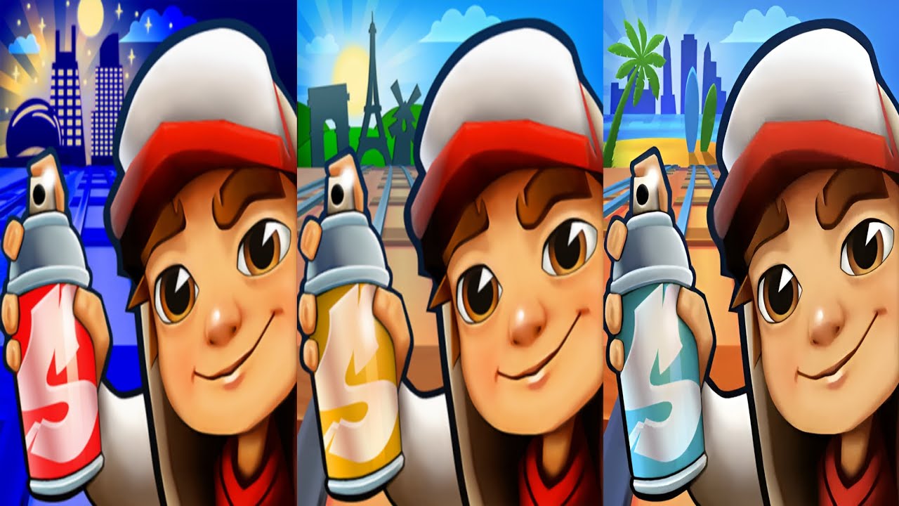 Subway Surfers : Chicago 2023 🆚 Paris 2024 🆚 Hawaii 2023