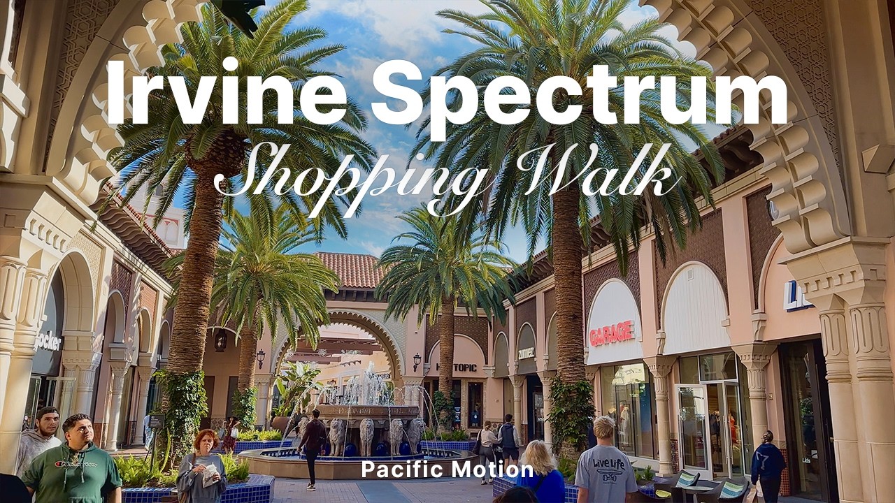 [4K] Walking Tour at Irvine Spectrum Center 🛍️ Christmas Shopping | Biggest Shopping Mall in Irvine