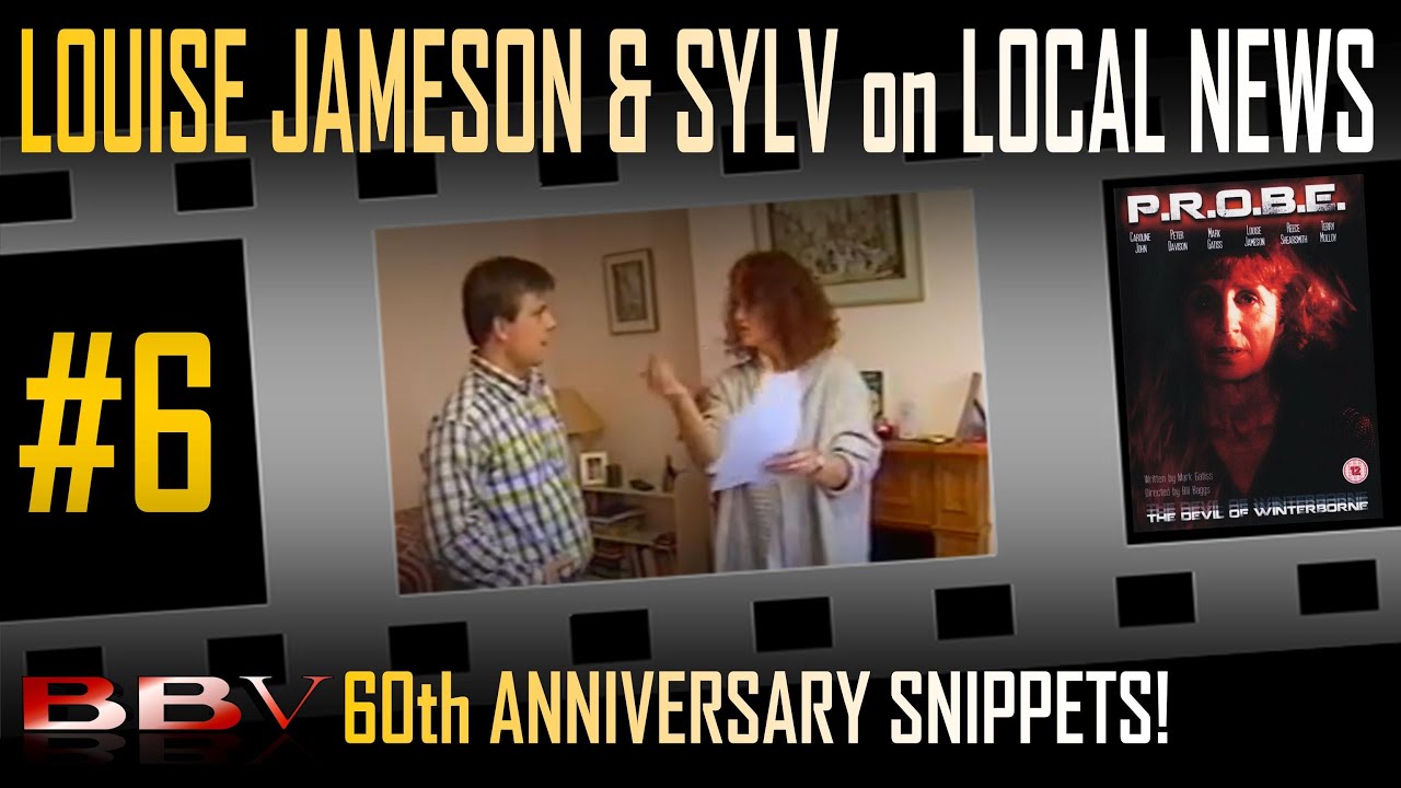 LOUISE JAMESON & SYLVESTER McCOY on LOCAL 90s NEWS! | BBV 60th Anniversary Snippets#6