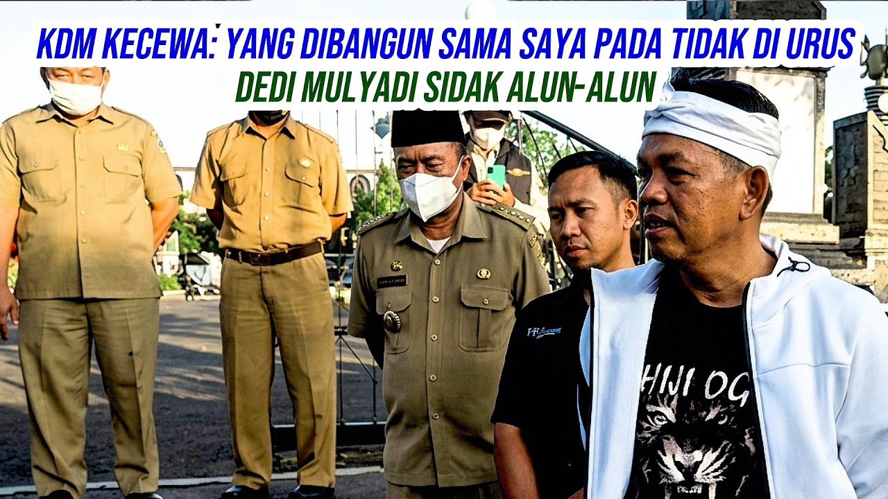 DEDI MULYADI MARAH SAAT SIDAK ALUN-ALUN | PNS KARANG TARUNA PETUGAS KEBERSIHAN KELIMPUNGAN