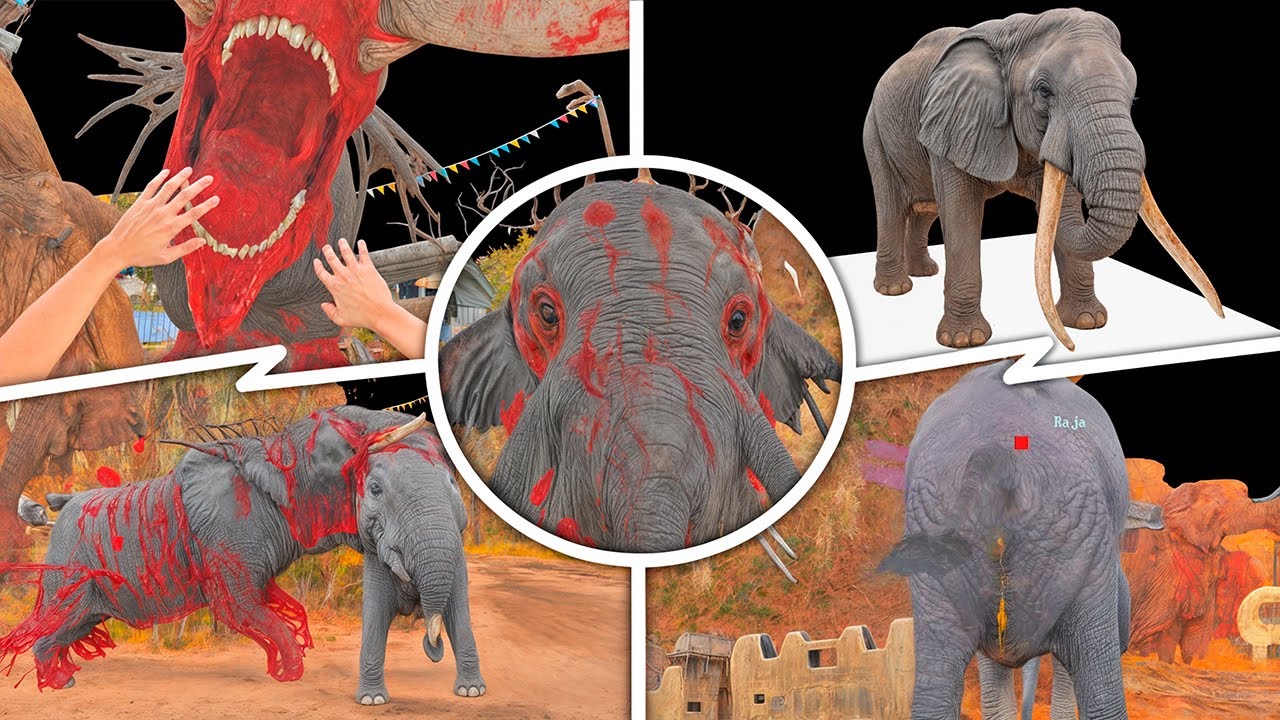 ZOOCHOSIS - Elephant Bright Mode All Cutscenes