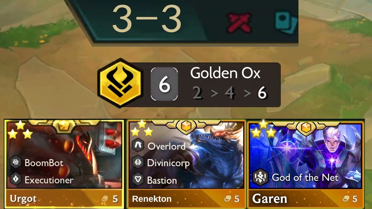 I got 6 Golden Ox at 3-3 !⭐⭐⭐ | TFT  Cyber City