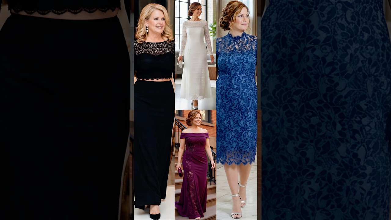 Ponadczasowe piękno w koronkowych sukienkach | Elegancja w ruchu 💃 #szorty #moda #design #styl #u...