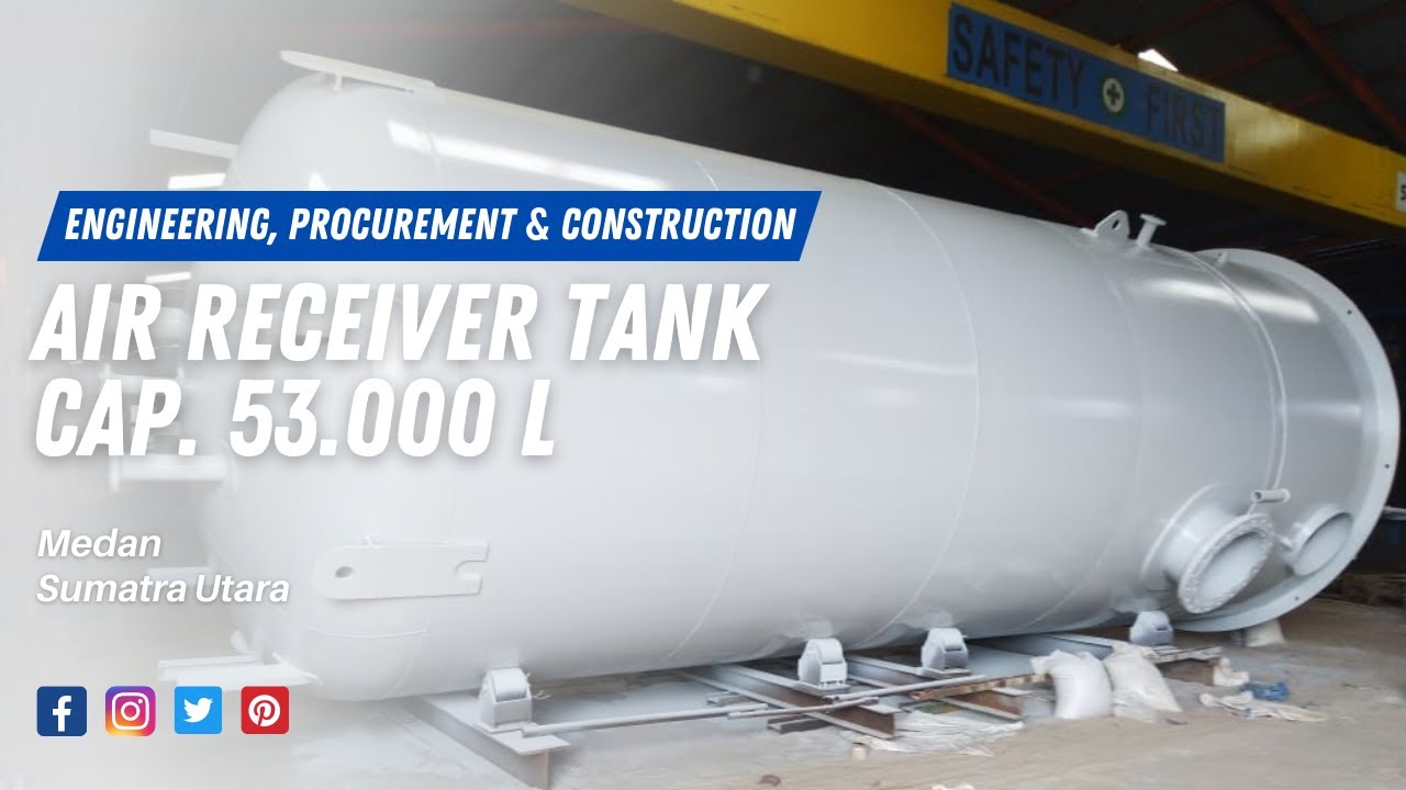 Air Receiver Tank 53.000 Liter