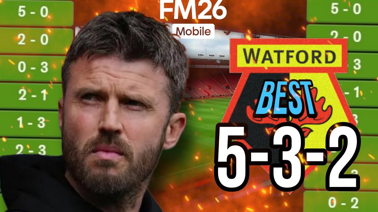 Лучшая выигрышная тактика в FM26 Mobile | Лучшие тактики Football Manager Mobile 26 (мета)